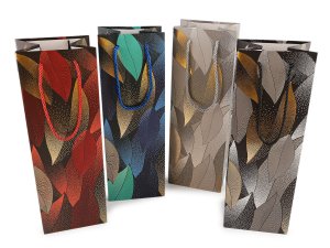 Dárková taška na láhev 12x35 cm