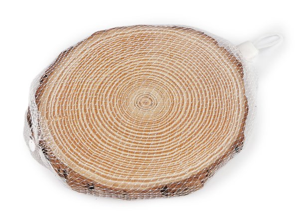 Přírodní dřevěné kolečko / podložka k domalování a dotvoření Ø21 cm