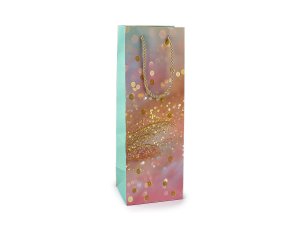 Dárková taška na láhev 12x35 cm