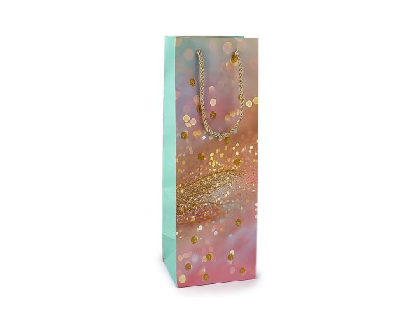 Dárková taška na láhev 12x35 cm