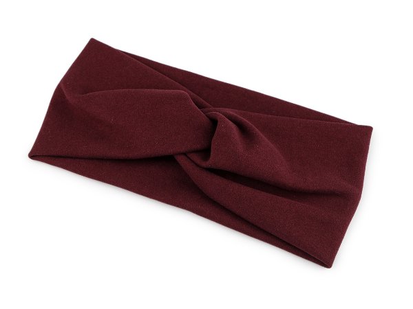 Dámská čelenka soft fleece křížená