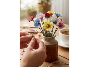 Floristický plastový stonek / drát délka 21 cm