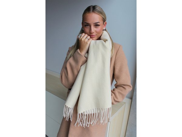 Šátek / šála typu pashmina s třásněmi 70x185 cm