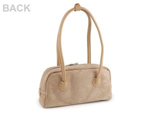Kabelka imitace broušené kůže 31x18 cm