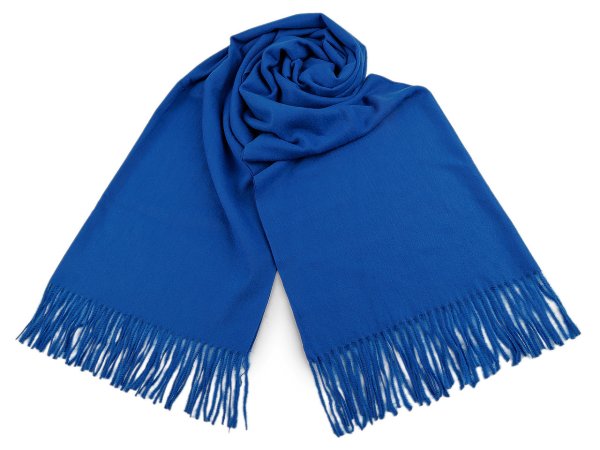 Šátek / šála typu pashmina s třásněmi 70x185 cm