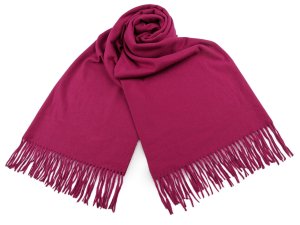 Šátek / šála typu pashmina s třásněmi 70x185 cm