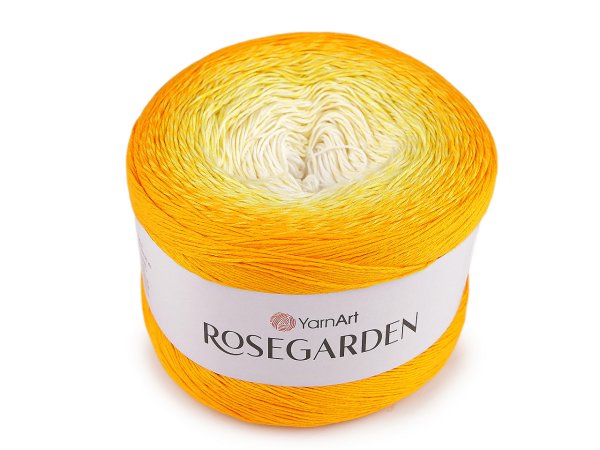 Bavlněná pletací příze Rosegarden 250 g