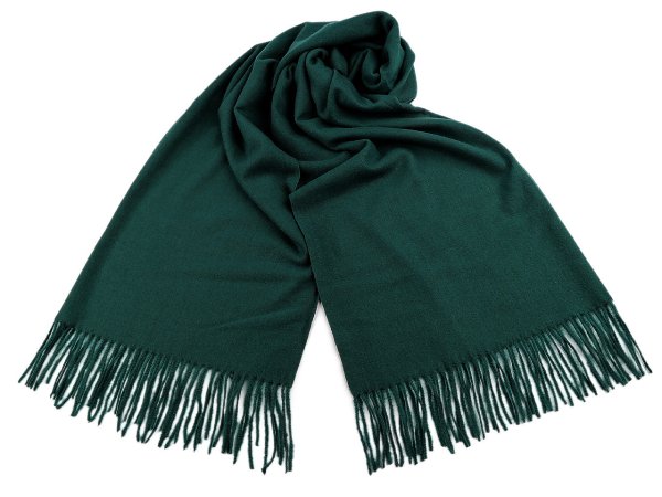 Šátek / šála typu pashmina s třásněmi 70x185 cm