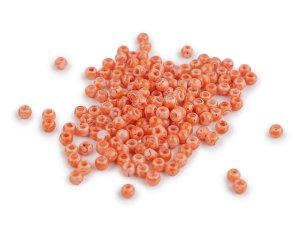 Skleněné korálky s melírovaným efektem Ø4 mm