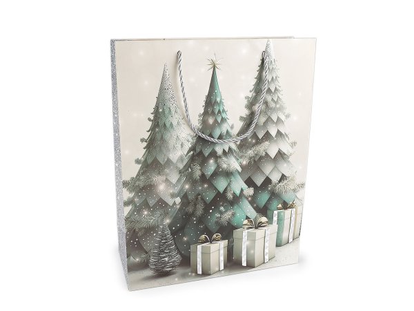 Vánoční dárková taška 25,5x32 cm