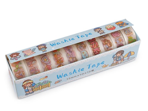 Washi ozdobná lepicí páska dětské motivy sada