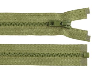 Kostěný zip YKK No 5 délka 80 cm bundový