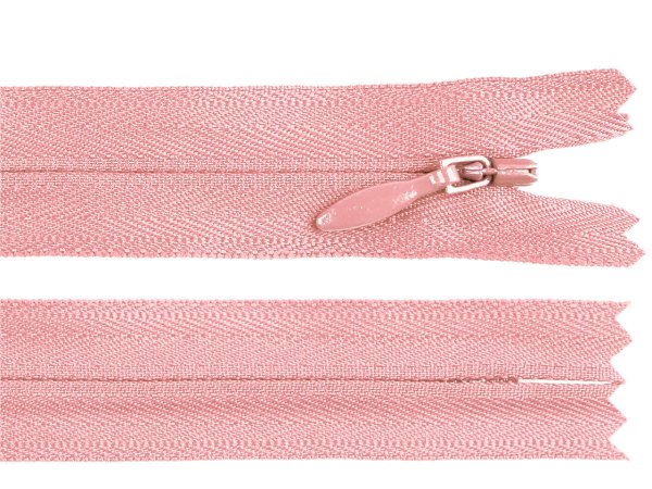 Spirálový zip skrytý YKK No 4 délka 50 cm