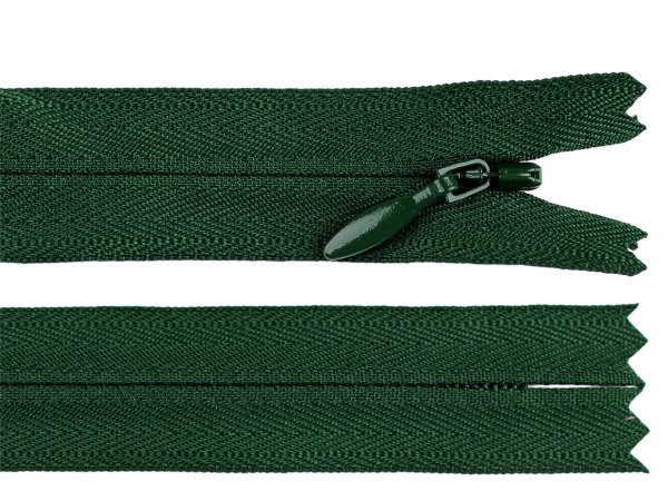 Spirálový zip skrytý YKK No 4 délka 60 cm