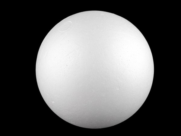 Polystyrenová koule dvoudílná dutá Ø25 cm
