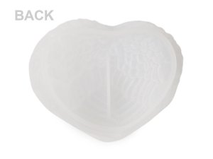 Silikonová forma na výrobu odlitků srdce / křídla