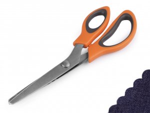 Nůžky entlovací délka 24 cm obloučky / zoubky