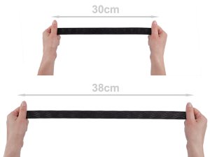Pruženka šíře 25 mm se silikonem