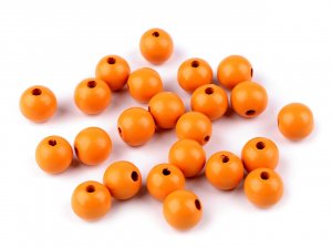 Dřevěné korálky Ø13 a 14 mm