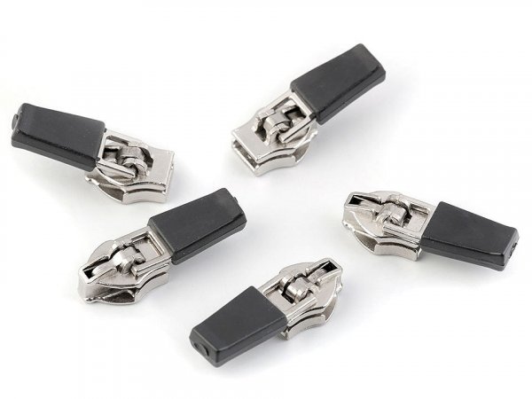 Jezdec ke spirálovým reflexním zipům No 5 semi-autolock