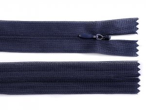 Spirálový zip skrytý No 3 délka 35 cm dederon