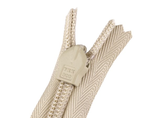 Spirálový zip skrytý YKK No 4 délka 60 cm