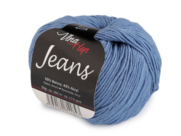 Pletací příze Jeans 50 g