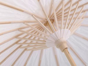 Dekorace papírový deštník k domalování a dotvoření Ø38,5 cm