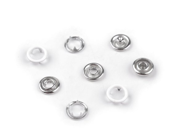 Knoflíky stiskací Roland Baby Ø10 mm na slabé látky, barevný lak