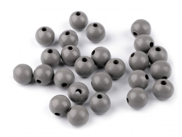 Dřevěné korálky Ø13 a 14 mm