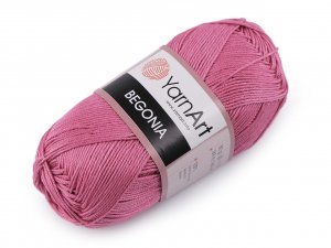 Bavlněná pletací příze Begonia 50 g