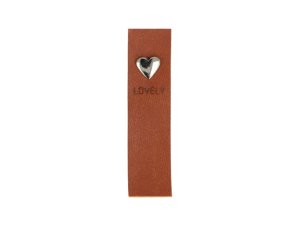 Štítek eko kůže LOVELY 60 x 15 mm