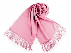 Šátek / šála typu pashmina s třásněmi 70x180 cm