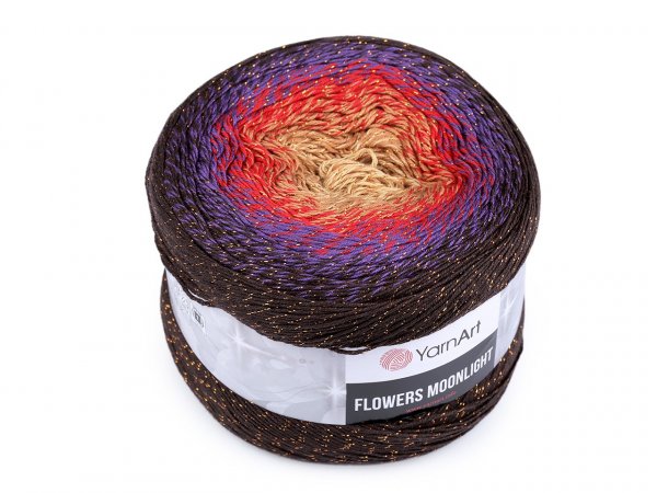 Pletací příze Flowers Moonlight s lurexem 260 g