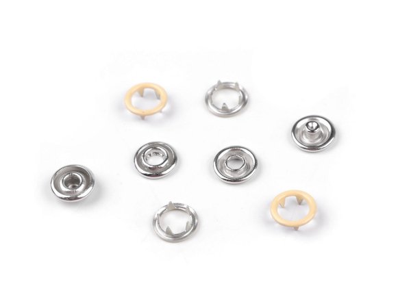 Knoflíky stiskací Roland Baby Ø10 mm na slabé látky, barevný lak