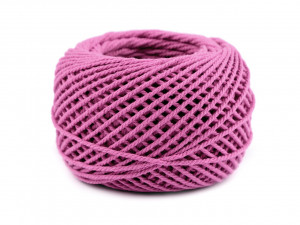 Bavlněná příze macrame / háčkovací 40 g rozčesávací