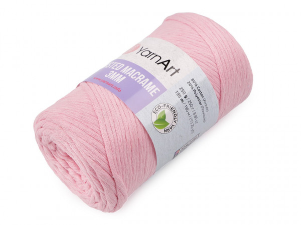 Pletací příze Twisted Macrame 250 g rozčesávací