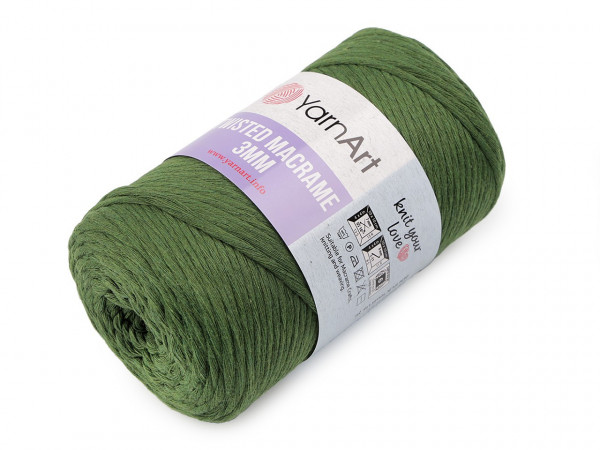 Pletací příze Twisted Macrame 250 g rozčesávací