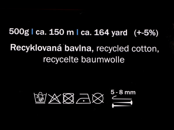 Bavlněná pletací příze Twist macrame 500 g rozčesávací