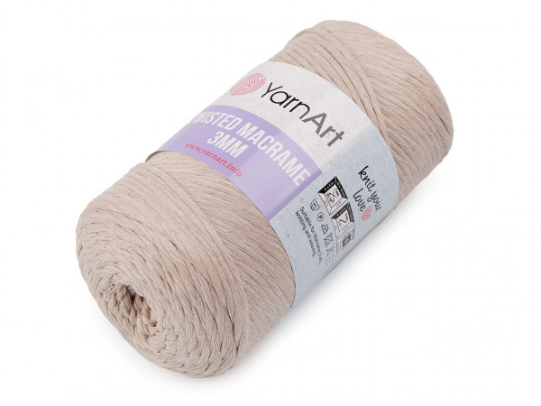 Pletací příze Twisted Macrame 250 g rozčesávací