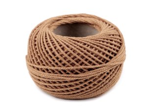 Bavlněná příze macrame / háčkovací 40 g rozčesávací