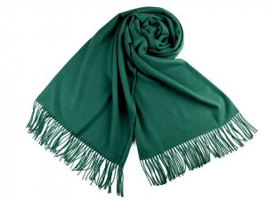 Šátek / šála typu pashmina s třásněmi 70x180 cm