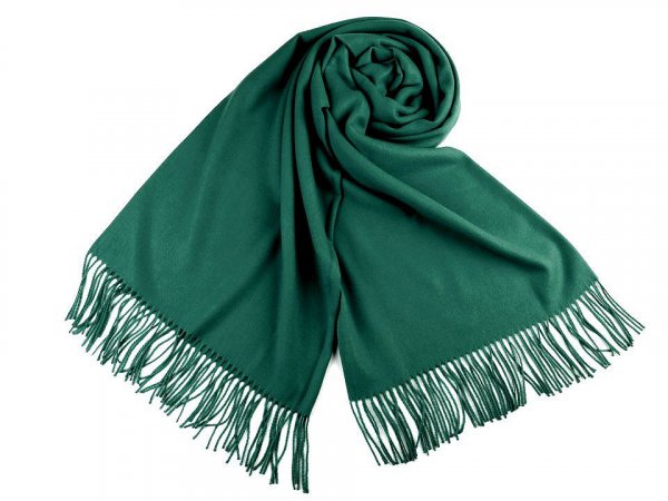 Šátek / šála typu pashmina s třásněmi 70x180 cm