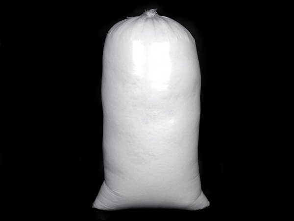 Výplň - kuličky z dutého vlákna bělené 5 kg