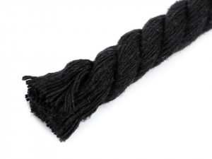 Bavlněná šňůra kroucená Ø12 mm, návin 10 m, macrame