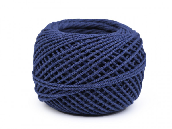 Bavlněná příze macrame / háčkovací 40 g rozčesávací
