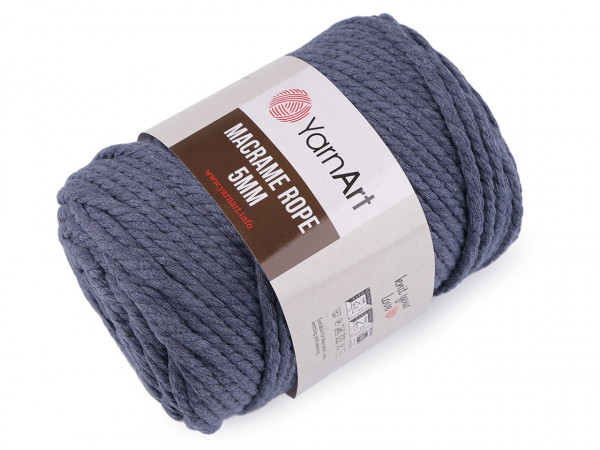 Pletací příze Macrame Rope Ø5 mm 500 g rozčesávací