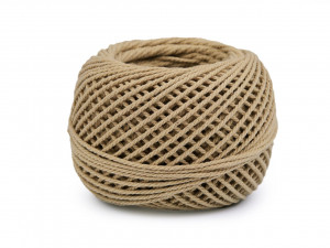 Bavlněná příze macrame / háčkovací 40 g rozčesávací