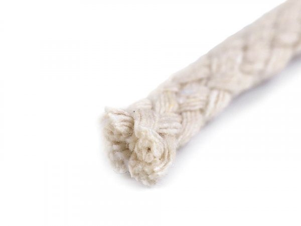 Bavlněná oděvní šňůra splétaná Ø5 mm