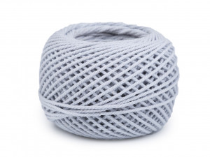 Bavlněná příze macrame / háčkovací 40 g rozčesávací